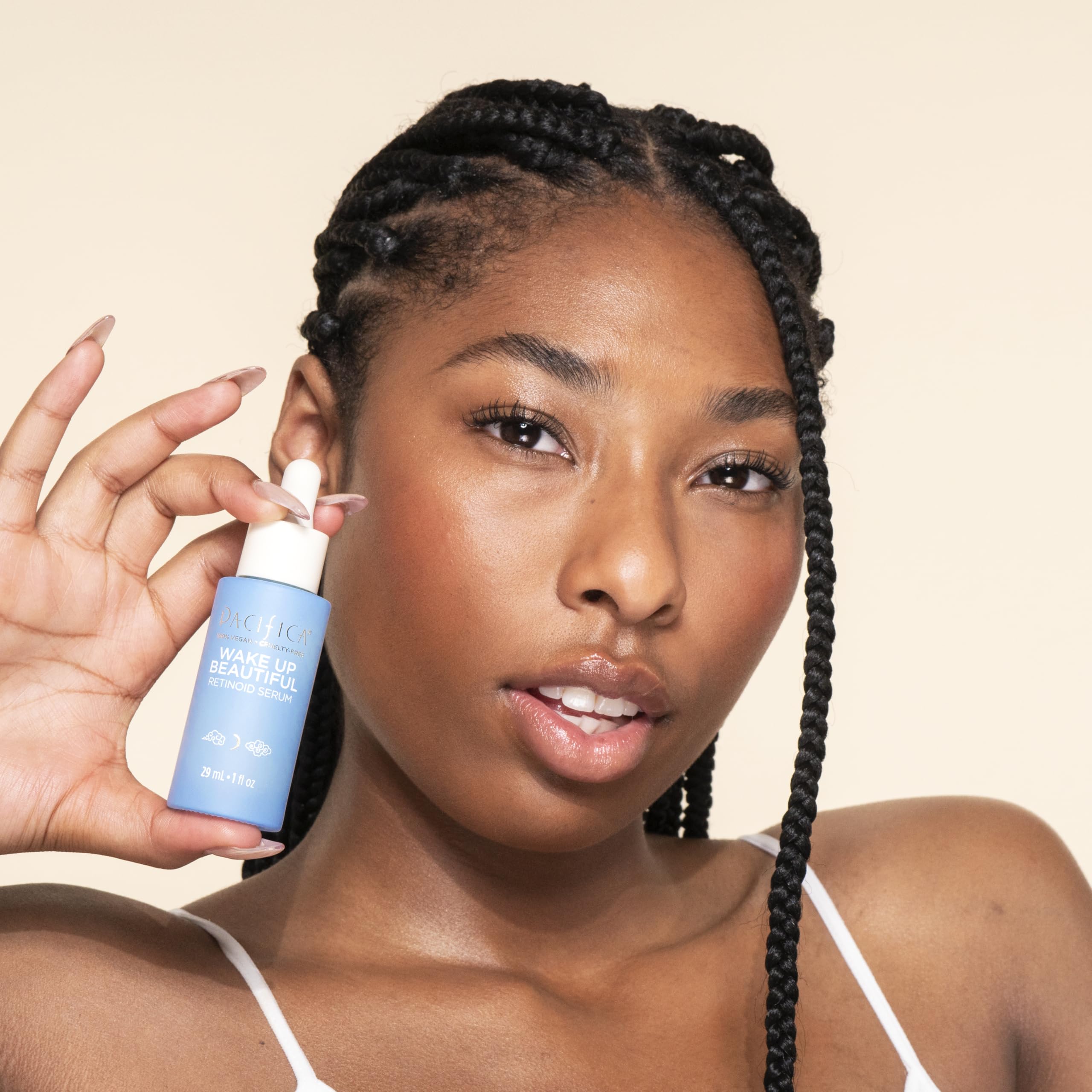 Pacifica Beauty | Wake Up Beautiful Overnight Retinoid Serum | For Fine Lines & Wrinkles, Dark Spots, and Uneven Skin Tone | Petroleum-Free | For Aging Skin | Clean Skincare | Vegan + Cruelty Free